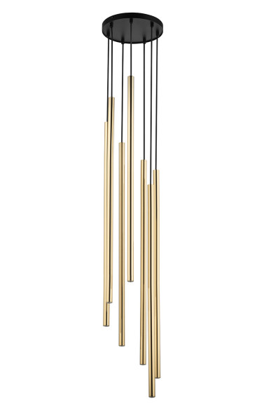 Lampa wisząca czarno-złota SOPEL LUX 7xG9x3W Sigma Lighting 838036