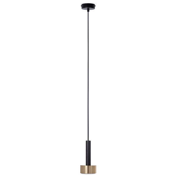 Lampa wisząca czarno-złota STAMP 1xGX53x12W wym: 130x8x8 cm Sigma Lighting 835915