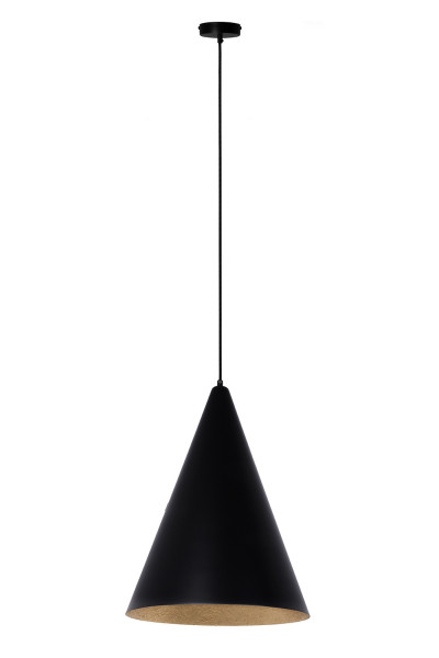 Lampa wisząca czarno-złota VESUVIO 1xE27x15W Sigma Lighting 836331
