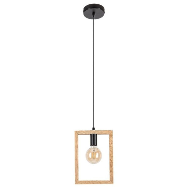 Lampa wisząca czarny buk Indigo 1xE27x40W wym: 130x22x30 cm Rabalux 959598