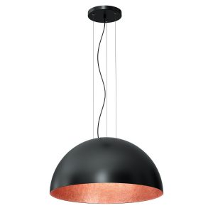Lampa wisząca czarny mat-miedziana Compo 1xE27x15W Luminex 847512