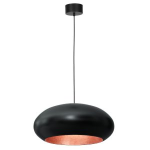 Lampa wisząca czarny mat-miedziana Compo 1xE27x15W Luminex 847453