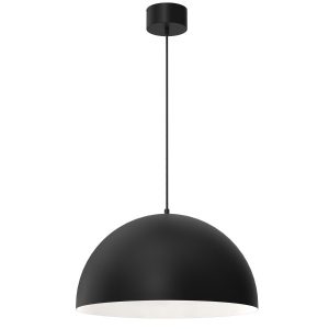 Lampa wisząca czarny matowa-biała Single 1xE27x15W Luminex 845241 Lampa wisząca czarny matowa-biała Single 1xE27x15W Luminex 845241
