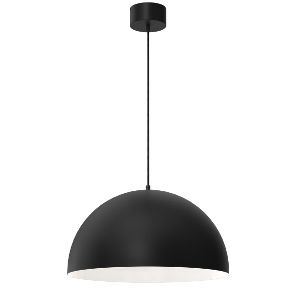 Lampa wisząca czarny matowa-biała Single 1xE27x15W Luminex 845241