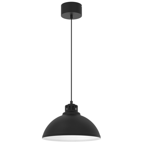 Lampa wisząca czarny matowa-biała Sven 1xE27x15W wym: 120x30x30 cm Luminex 846472