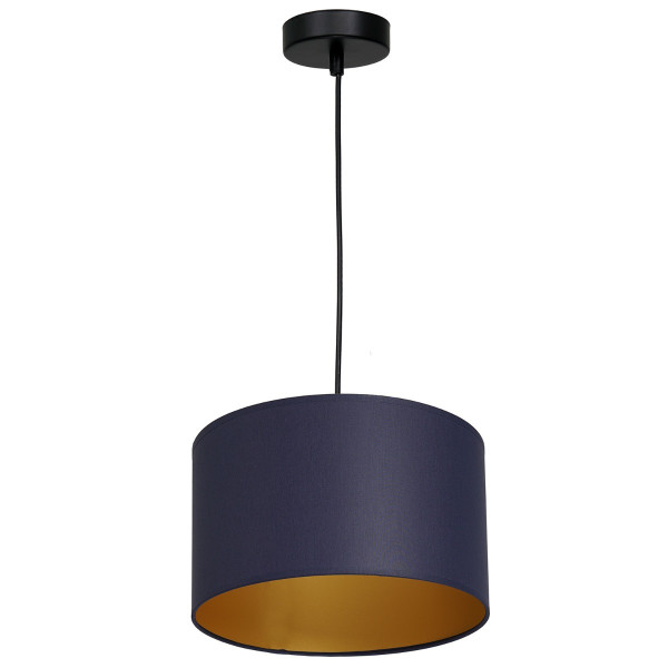 Lampa wisząca czarny matowa-granatowy-złota Arden 1xE27x15W Luminex 846412