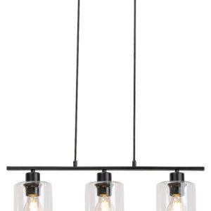 Lampa wisząca czarny matowa-przezroczysta Miroslaw 3xE27x40W Rabalux 851426 Lampa wisząca czarny matowa-przezroczysta Miroslaw 3xE27x40W Rabalux 851426