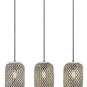 Lampa wisząca czarny matowa-wielokolorowy Adalla 3xE27x40W Rabalux 851479 Lampa wisząca czarny matowa-wielokolorowy Adalla 3xE27x40W Rabalux 851479