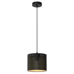 Lampa wisząca czarny matowa-złota Loft shade 1xE27x15W Luminex 845973