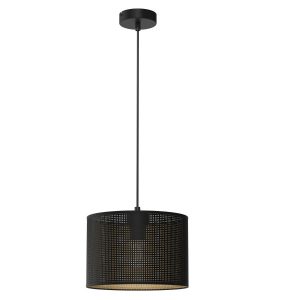 Lampa wisząca czarny matowa-złota Loft shade 1xE27x15W Luminex 846348