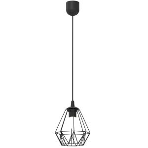 Lampa wisząca czarny matowy Bergen 1xE27x15W wym: 110x19x19 cm Luminex 845843 Lampa wisząca czarny matowy Bergen 1xE27x15W wym: 110x19x19 cm Luminex 845843
