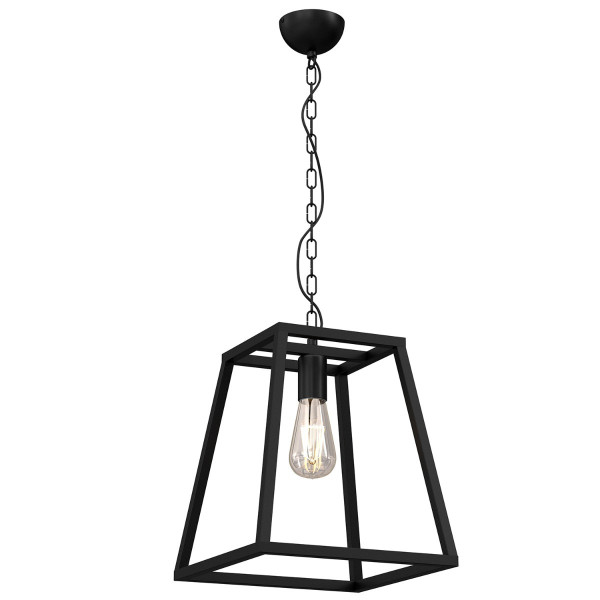Lampa wisząca czarny matowy Frame 1xE27x15W wym: 80x30x30 cm Luminex 847559