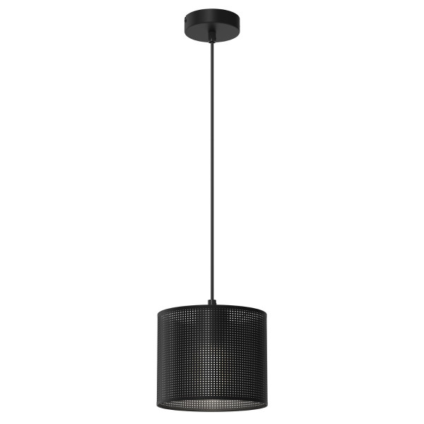 Lampa wisząca czarny matowy Loft shade 1xE27x15W wym: 110x18x18 cm Luminex 845737