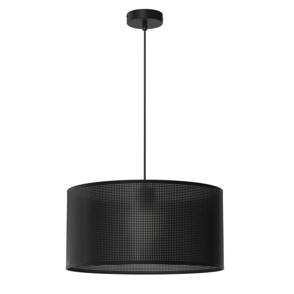 Lampa wisząca czarny matowy Loft shade 1xE27x15W wym: 120x40x40 cm Luminex 845713