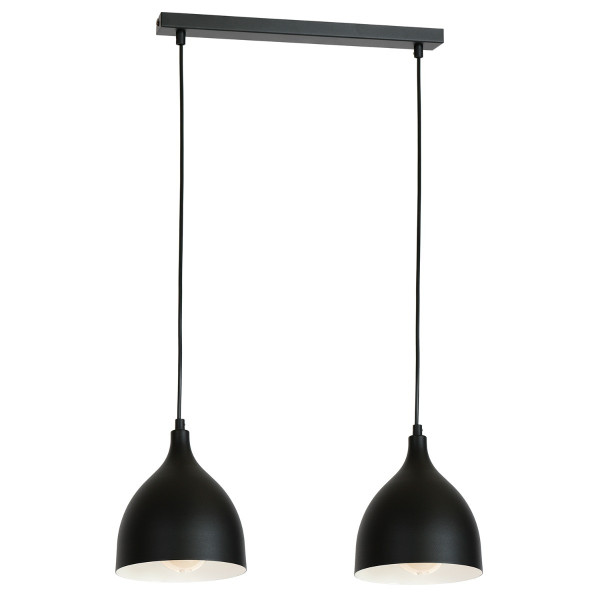 Lampa wisząca czarny matowy Noak classic 2xE27x15W Luminex 845799