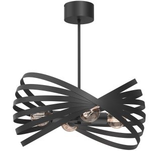 Lampa wisząca czarny matowy Sparkle 4xE27x15W wym: 58×50,5×50,5 cm Luminex 845217 Lampa wisząca czarny matowy Sparkle 4xE27x15W wym: 58×50,5×50,5 cm Luminex 845217