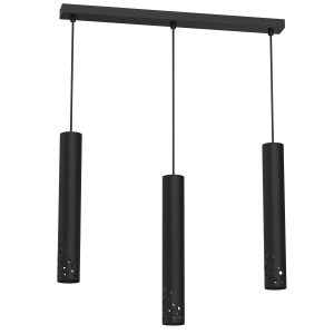 Lampa wisząca czarny matowy Tibia Buble 3xGU10x8W Luminex 846131 Lampa wisząca czarny matowy Tibia Buble 3xGU10x8W Luminex 846131