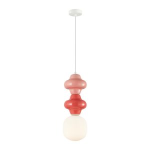 Lampa wisząca czerwona LATERA 1xE14x40W wym: 120x18x18 cm Italux 835798 Lampa wisząca czerwona LATERA 1xE14x40W wym: 120x18x18 cm Italux 835798
