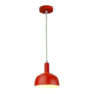 Lampa wisząca czerwona VT-7100 1xE14x60W wym: 120x18x18 cm V-TAC 850901 Lampa wisząca czerwona VT-7100 1xE14x60W wym: 120x18x18 cm V-TAC 850901