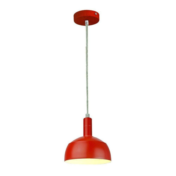 Lampa wisząca czerwona VT-7100 1xE14x60W wym: 120x18x18 cm V-TAC 850901