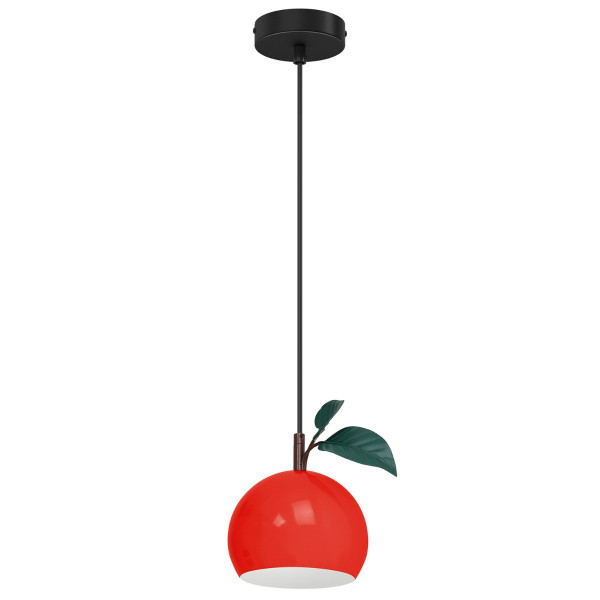 Lampa wisząca czerwono-czarna-zielona Apple 1xE27x15W Luminex 847951