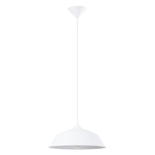 Lampa wisząca DAGMAR biała 1xE27x15W wym:74x34x34cm IP20 Pure Lume 1026960