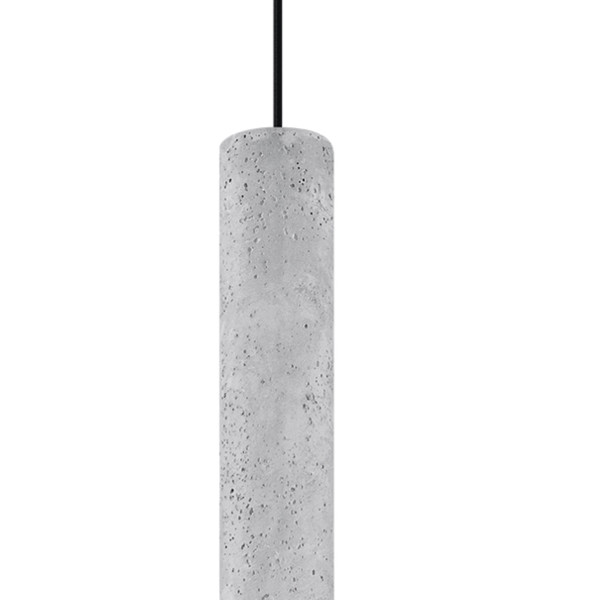 Lampa wisząca DANTEO czarno-szara 1xGU10x40W wym:100x8x8cm IP20 Pure Lume 1030112