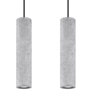 Lampa wisząca DANTEO czarno-szara 2xGU10x40W IP20 Pure Lume 1030060 Lampa wisząca DANTEO czarno-szara 2xGU10x40W IP20 Pure Lume 1030060