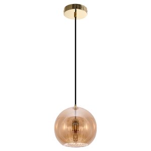 Lampa wisząca Daphne szklana bursztynowa 382080 Lampa wisząca Daphne szklana bursztynowa 382080