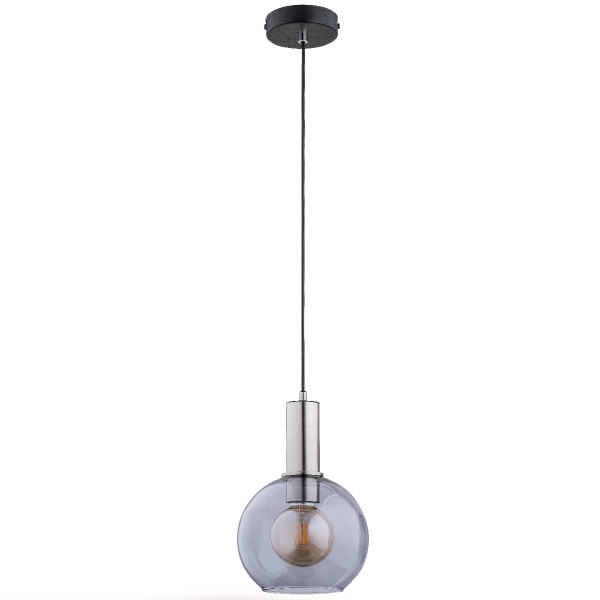 Lampa wisząca DARIN ciemny klosz czarna 1xE27x15W wym:90x20x20cm IP20 Alfa 1025496