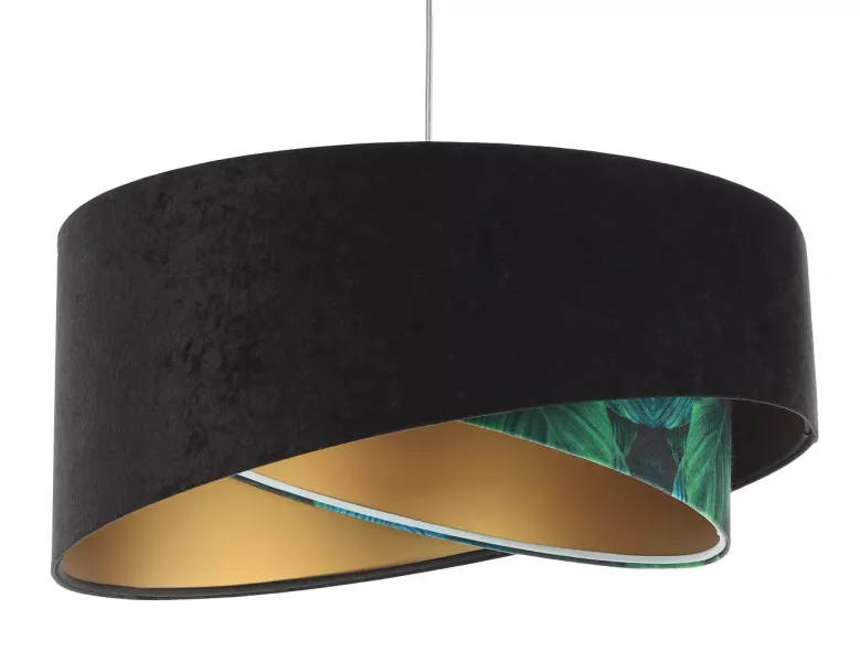Lampa wisząca DARK ELEGANCE czarna/złota 432648