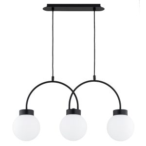 Lampa wisząca DARSO czarno-biała 3xE14x10W wym:75x68x15cm IP20 Alfa 986321 Lampa wisząca DARSO czarno-biała 3xE14x10W wym:75x68x15cm IP20 Alfa 986321