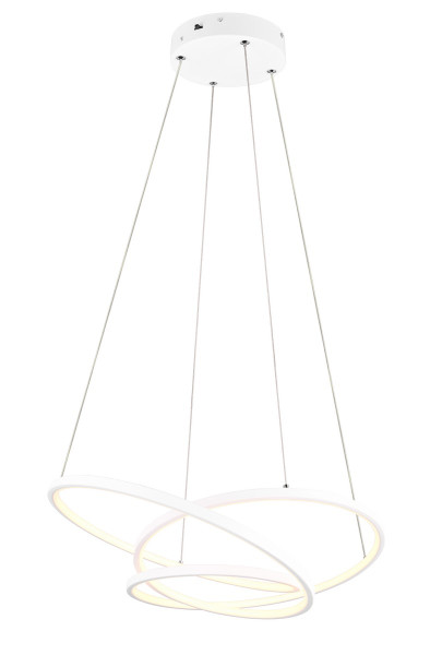 Lampa wisząca DARVIN biała LED 34W biały zmienny 4500lm IP20 Trio 989756