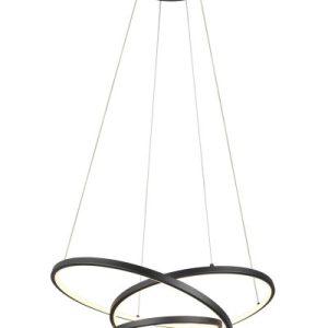 Lampa wisząca DARVIN czarna LED 1x34W Odcienie bieli 4500lm Trio 835869 Lampa wisząca DARVIN czarna LED 1x34W Odcienie bieli 4500lm Trio 835869