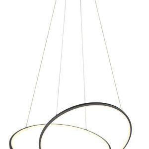 Lampa wisząca DARVIN czarna LED 52W biały zmienny 6700lm IP20 Trio 989856 Lampa wisząca DARVIN czarna LED 52W biały zmienny 6700lm IP20 Trio 989856