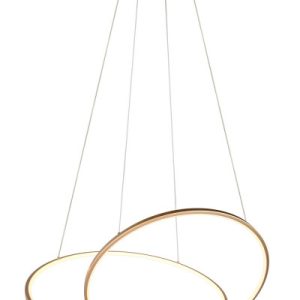 Lampa wisząca DARVIN złota LED 1x52W Odcienie bieli 6700lm Trio 836143 Lampa wisząca DARVIN złota LED 1x52W Odcienie bieli 6700lm Trio 836143