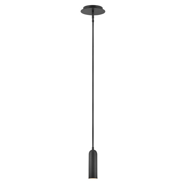 Lampa wisząca Dax czarna LED 1x8W Ciepła biel 320lm Hinkley 849259