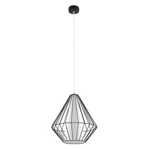 Lampa wisząca Demi stalowa czarna 53887