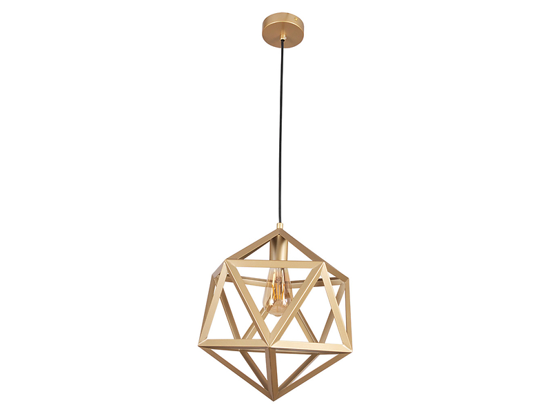 Lampa wisząca Denmark czarna złota 194504