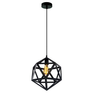 Lampa wisząca Denmark metalowa czarna 194503 Lampa wisząca Denmark metalowa czarna 194503