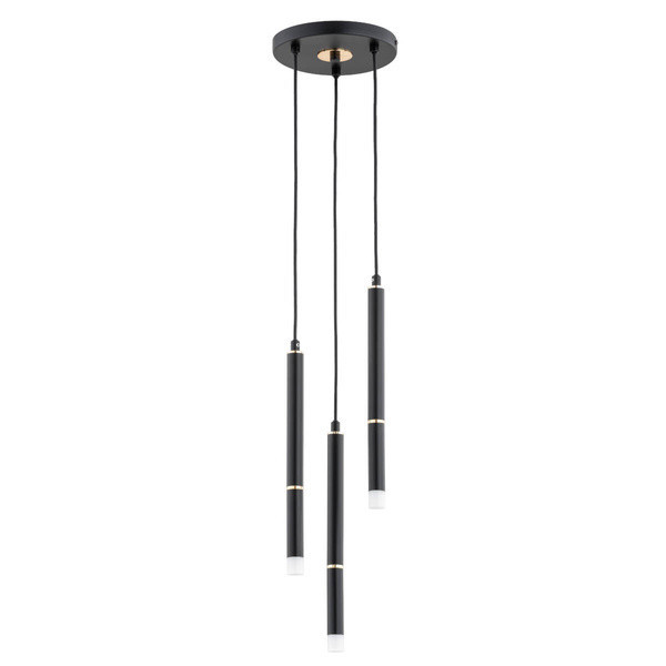 Lampa wisząca DERANY czarno-złota 3xG9x10W wym:90x19,5x19,5cm IP20 Alfa 1018993