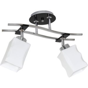 Lampa wisząca Derby chromowana biała-czarna 2xE27x15W IP20 Luminex 1030350 Lampa wisząca Derby chromowana biała-czarna 2xE27x15W IP20 Luminex 1030350