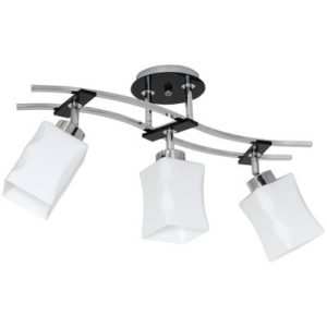 Lampa wisząca Derby chromowana biała-czarna 3xE27x15W IP20 Luminex 1030358 Lampa wisząca Derby chromowana biała-czarna 3xE27x15W IP20 Luminex 1030358
