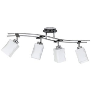 Lampa wisząca Derby chromowana biała-czarna 4xE27x15W IP20 Luminex 1030415 Lampa wisząca Derby chromowana biała-czarna 4xE27x15W IP20 Luminex 1030415