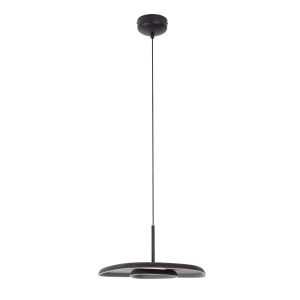 Lampa wisząca DEUX czarno-szara LED 1x5W Ciepła biel 482lm Maxlight 846263