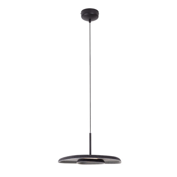 Lampa wisząca DEUX czarno-szara LED 1x5W Ciepła biel 482lm Maxlight 846263