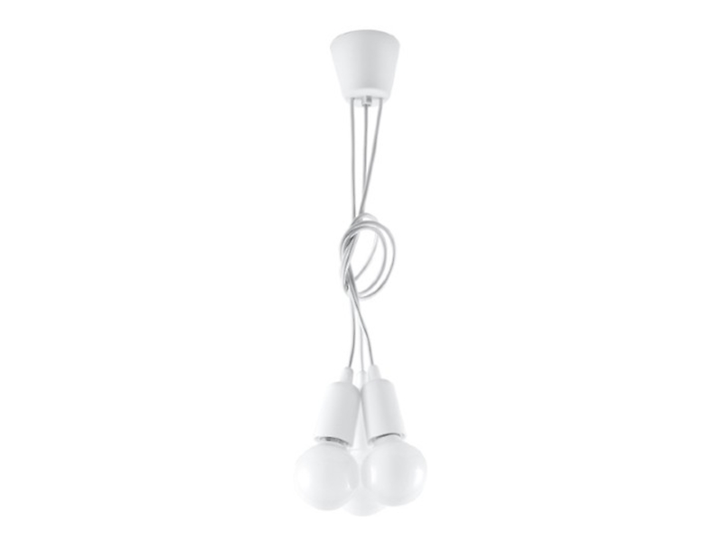 Lampa wisząca Diego 3-punktowa biała 69847