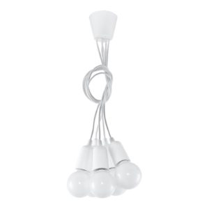 Lampa wisząca Diego 5-punktowa biała 69848