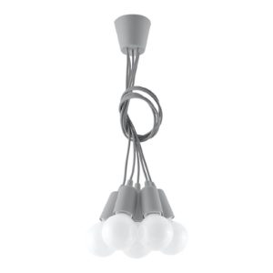 Lampa wisząca Diego 5-punktowa szara 70276