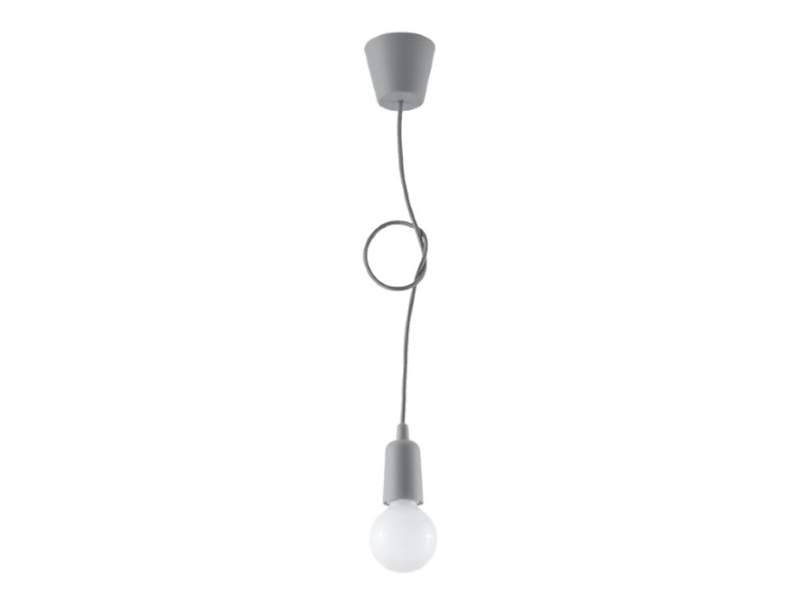 Lampa wisząca Diego szara 70274